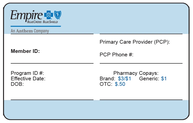 Empire BlueCross BlueShield Insurance Accepted